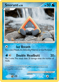 Snorunt 75/99 — Arceus