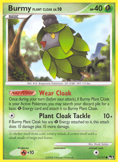 Burmy Plant Cloak 11/17 — POP Series 7