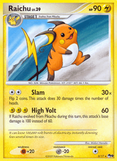 Raichu 3/17 — POP Series 9