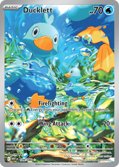 Ducklett 109/86 — White Flare