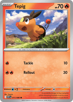 Tepig 11/86 — White Flare