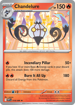 Chandelure 18/86 — White Flare
