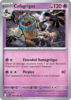 Cofagrigus Pokémon card