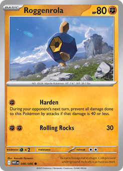 Roggenrola Pokémon card