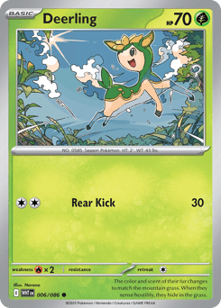 Deerling Pokémon card