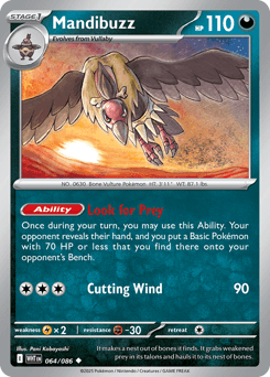 Mandibuzz 64/86 — White Flare