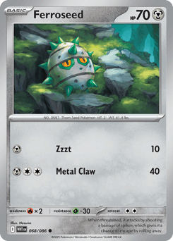 Ferroseed 68/86 — White Flare