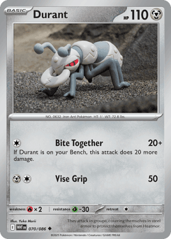 Durant Pokémon card