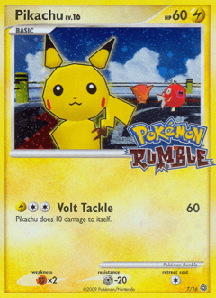 Pikachu 7/16 — Pokémon Rumble