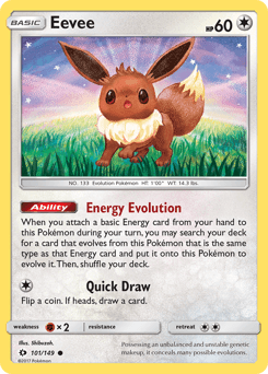 Eevee 101/149 — Sun & Moon