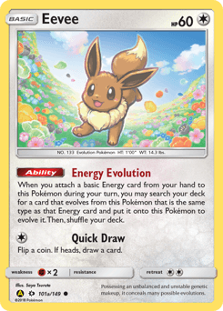 Eevee 101a/149 — Sun & Moon