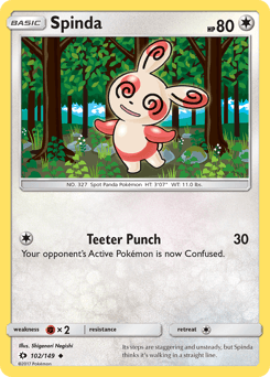 Spinda 102/149 — Sun & Moon