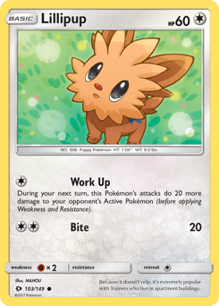 Lillipup 103/149 — Sun & Moon