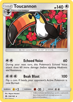 Toucannon 108/149 — Sun & Moon