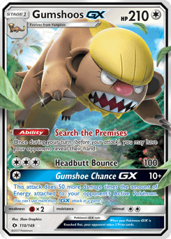 Gumshoos-GX 110/149 — Sun & Moon