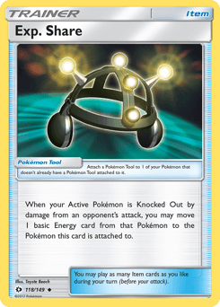 Exp. Share 118/149 — Sun & Moon