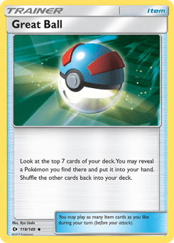Great Ball 119/149 — Sun & Moon