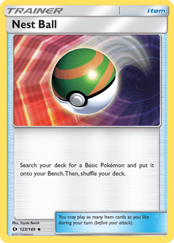 Nest Ball 123/149 — Sun & Moon