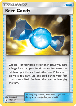 Rare Candy 129/149 — Sun & Moon