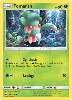 Fomantis 14/149 — Sun & Moon