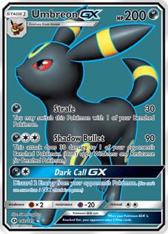 Umbreon-GX 142/149 — Sun & Moon