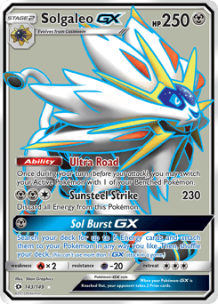 Solgaleo-GX 143/149 — Sun & Moon