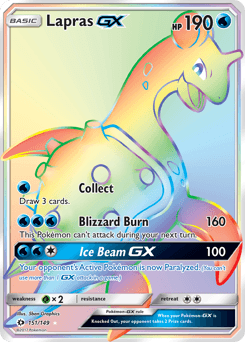 Lapras-GX 151/149 — Sun & Moon