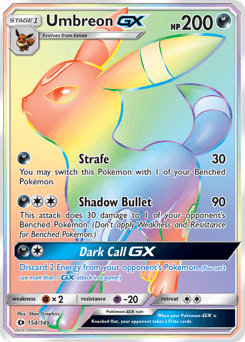Umbreon-GX 154/149 — Sun & Moon