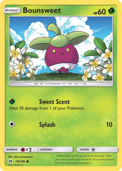 Bounsweet 18/149 — Sun & Moon
