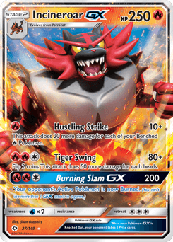 Incineroar-GX 27/149 — Sun & Moon