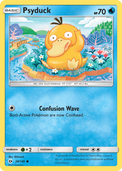 Psyduck 28/149 — Sun & Moon