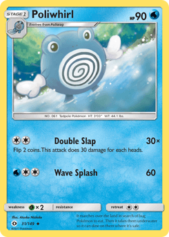 Poliwhirl 31/149 — Sun & Moon