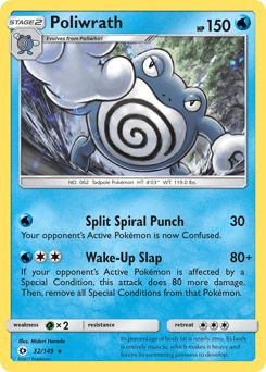 Poliwrath 32/149 — Sun & Moon