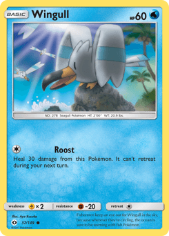 Wingull 37/149 — Sun & Moon