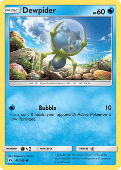 Dewpider 45/149 — Sun & Moon