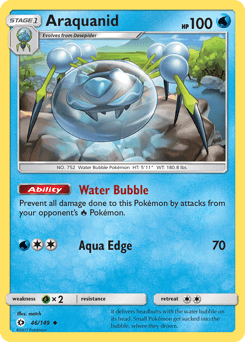 Araquanid 46/149 — Sun & Moon