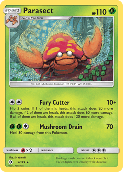 Parasect 5/149 — Sun & Moon