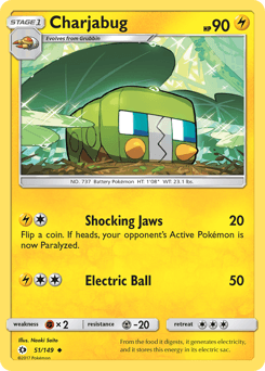 Charjabug 51/149 — Sun & Moon
