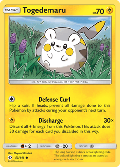 Togedemaru 53/149 — Sun & Moon