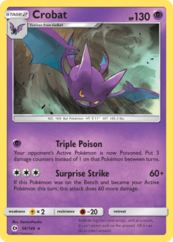 Crobat 56/149 — Sun & Moon