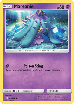 Mareanie 62/149 — Sun & Moon