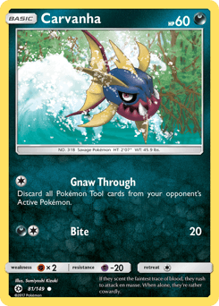 Carvanha 81/149 — Sun & Moon