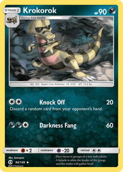 Krokorok 84/149 — Sun & Moon