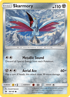 Skarmory 88/149 — Sun & Moon