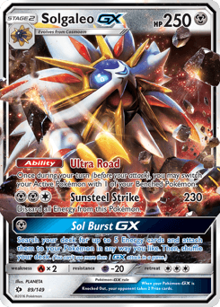 Solgaleo-GX 89/149 — Sun & Moon