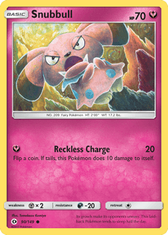 Snubbull 90/149 — Sun & Moon