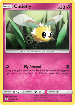 Cutiefly 92/149 — Sun & Moon