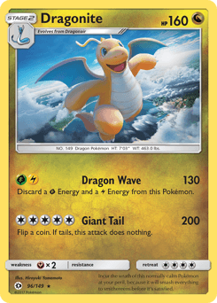 Dragonite 96/149 — Sun & Moon