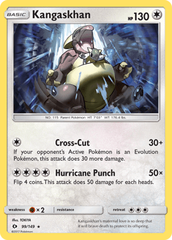 Kangaskhan 99/149 — Sun & Moon