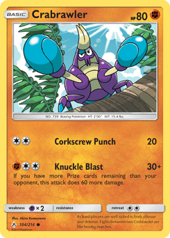 Crabrawler 104/214 — Unbroken Bonds